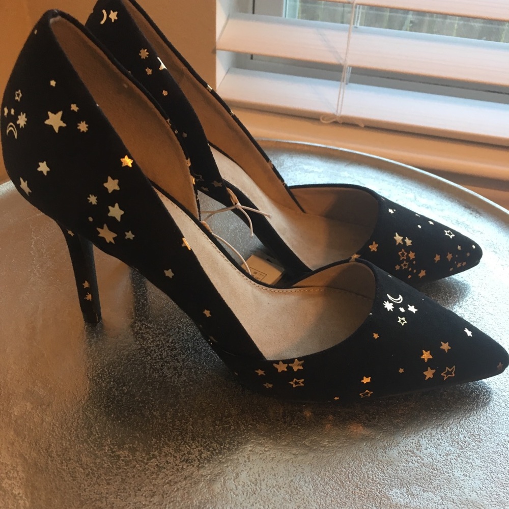 Black Star Heels sz 8